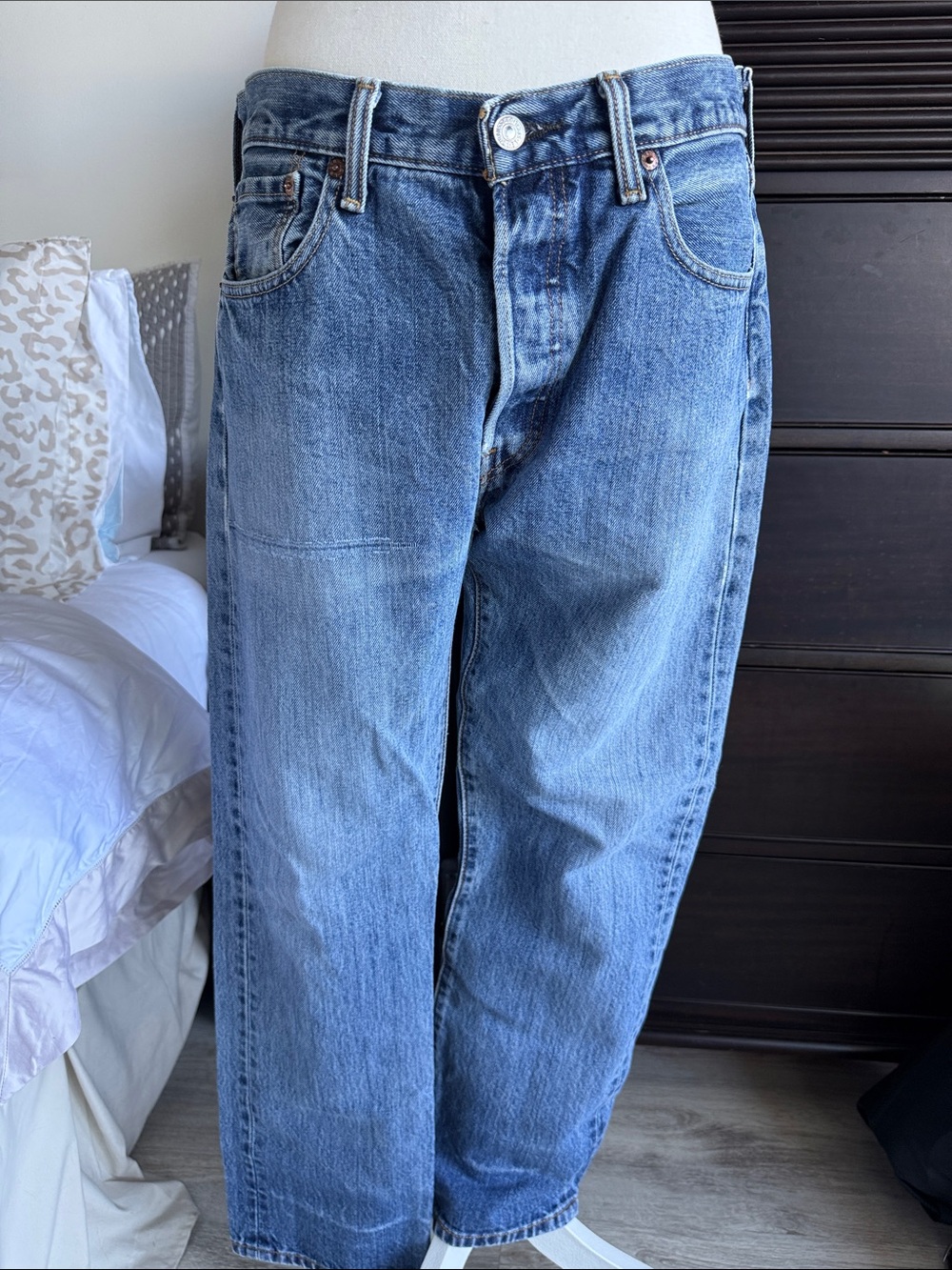 Levi's Relaxed Fit Light Blue Denim Jeans 32 x 29